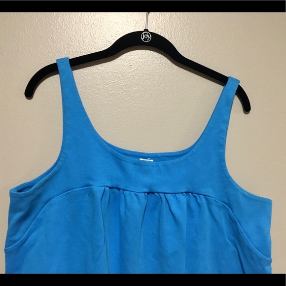 J Crew Blue Knit Sleeveless Dress - Picture 2 of 3